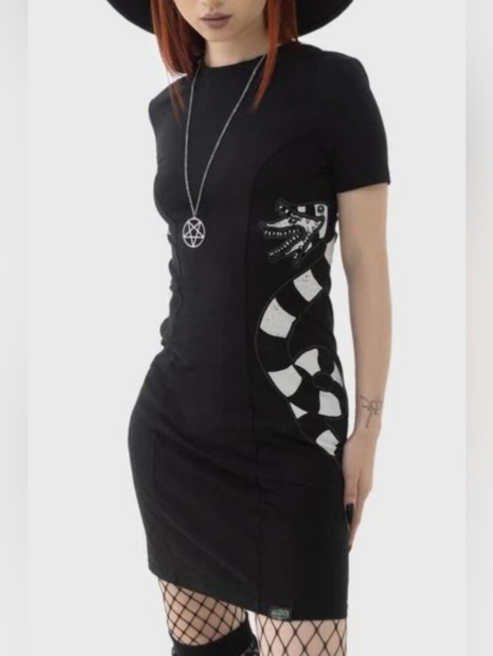 Killstar x Beetlejuice rare Sandworm bodycon dress MEDIUM